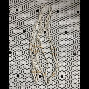 Set of 2 new macrame plant hangers